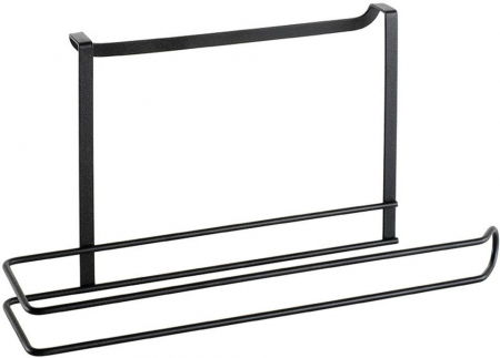 Suport rola de hartie si prosop de hartie, Galileo Lava, negru, 34x10x18 cm [1]