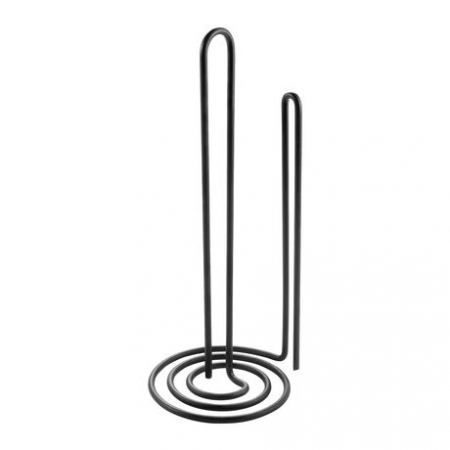 Suport rola sau prosop hartie pentru bucatarie My Roll Lava, vertical, negru [2]