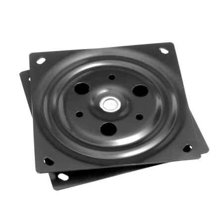 Accesorii diverse - Suport rotativ pătrat GTV, oțel, negru, 150 x 150 mm
