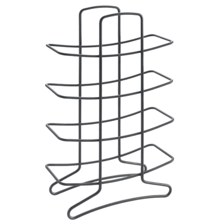 Suport, stativ pentru 12 sticle de vin, Bottle-Tower Lava, finisaj negru mat, 27x11x46 cm [1]