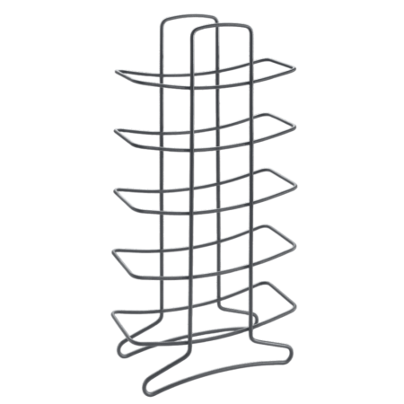 Suport, stativ pentru 15 sticle de vin, Bottle-Tower Lava, finisaj negru mat, 27x11x56 cm [1]