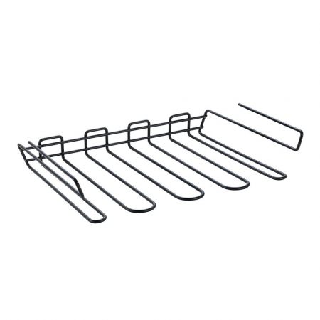 Suport suspendat pentru pahare de vin si sampanie My Crystal Lava, negru, 37x26x6 cm [1]