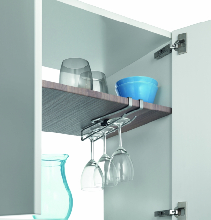 CASA SI GRADINA - Suport universal pentru organizarea obiectelor de bucatarie All In, 8x25x3 cm
