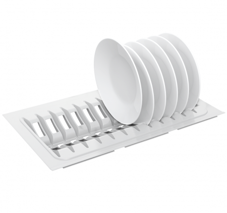 Suporturi de bucatarie - Suport modular organizare vase, alb, 290x480x45 mm