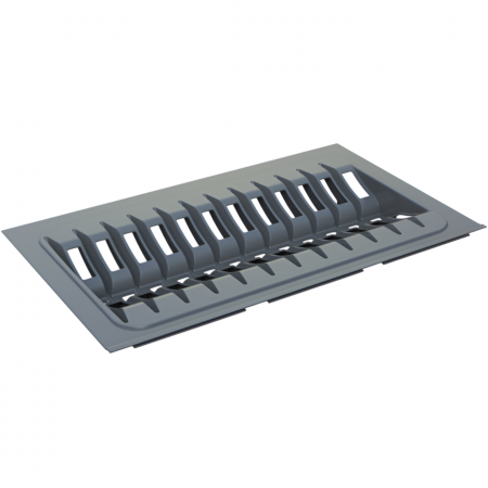 Suport modular organizare vase, antracit, 290x480x45 mm [1]