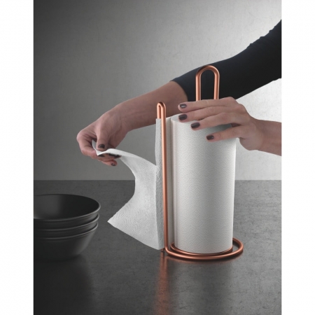 Suport rola sau prosop hartie pentru bucatarie My Roll Copper, vertical, cupru [2]