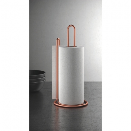 Suporturi de bucatarie - Suport rola sau prosop hartie pentru bucatarie My Roll Copper, vertical, cupru