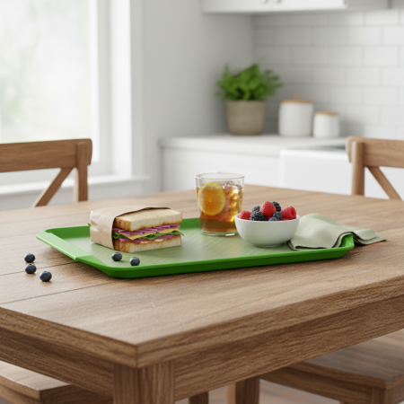 Tava servire fast food 43x30 cm, verde [3]