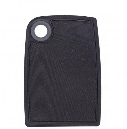 Tocatoare si plansete bucatarie - Tocator din plastic antiderapant S, negru cosmos
