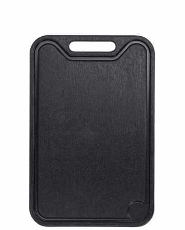 Tocatoare si plansete bucatarie - Tocator din plastic, negru cosmos, 25.5x17 cm
