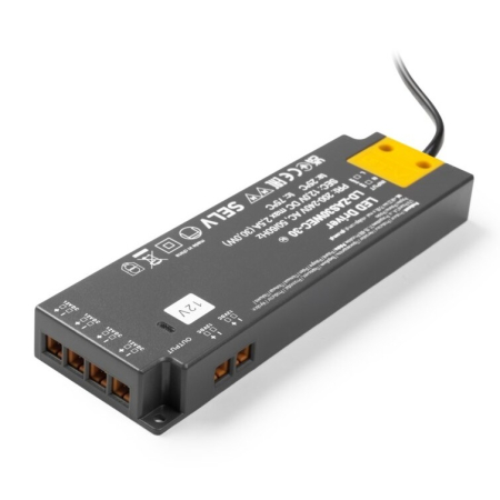 Transformator Easy Click GTV pentru bandă LED, 30W, 12V, IP20, 6 ieșiri Mini AMP, cablu 1,5 m [3]