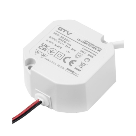 Transformator bandă led - Transformator GTV pentru bandă LED, 30W, 12V, IP20