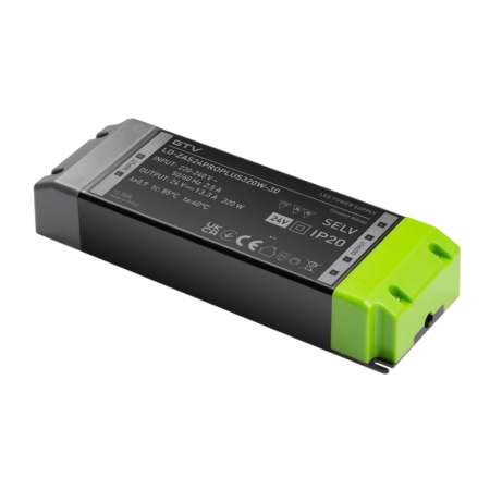 Transformator bandă led - Transformator Pro+ GTV pentru bandă LED, 320W, 24V, IP20