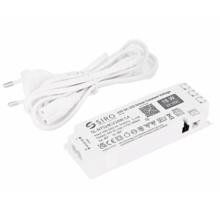 Transformator bandă led - Transformator Siro pentru bandă LED, 18W, 24V DC, IP20, 3 ieșiri, cablu 1,8 m