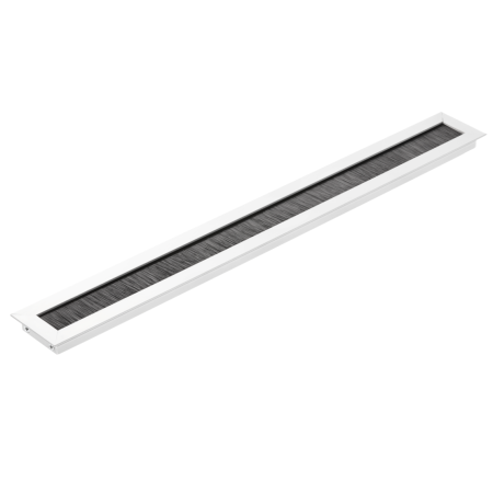 Organizatoare cabluri - Trecere cablu Merida GTV, dreptunghiulară, aluminiu, 51 x 450 mm