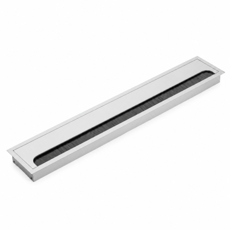 Organizatoare cabluri - Trecere cablu Merida GTV, dreptunghiulară, aluminiu, 80 x 500 mm