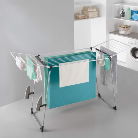 Uscator de rufe pliabil, Hurricane, argintiu, 24 m [3]