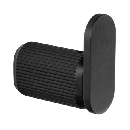 Industiale - Brooklyn - Agatatoare cuier, finisaj negru periat, 30x70 mm