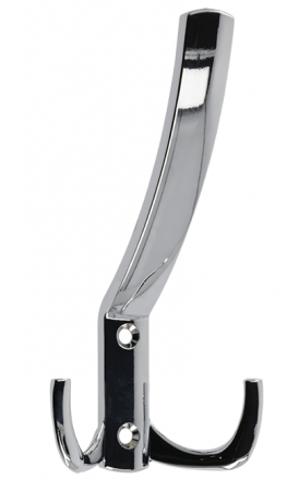 Luxury & Glam - K23  - Agatatoare cuier neteda, finisaj crom lucios GT, 143x76 mm