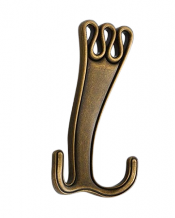 Vintage & Retro - Jade - Agatatoare cuier mare, finisaj alama antichizata CB, 135x78x49 mm