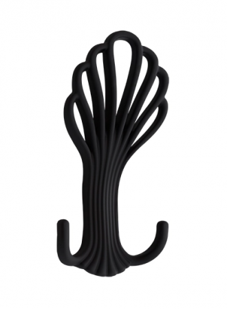 Vintage & Retro - Agatatoare cuier mare Zola, finisaj negru mat CB, 132x62x45 mm