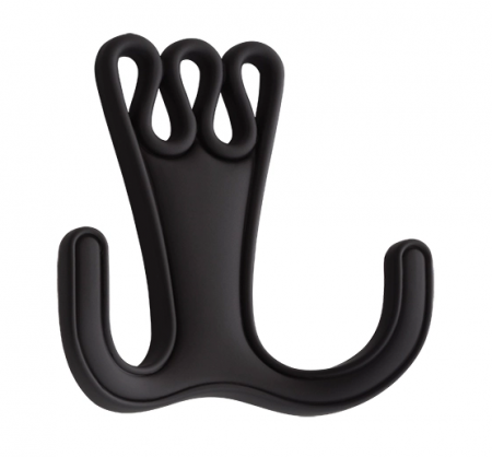 Vintage & Retro - Jade - Agatatoare cuier mica, finisaj negru mat CB, 80x78x32 mm