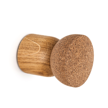 Scandinave - Piece - Agatatoare cuier, finisaj stejar/pluta, 48x64 mm