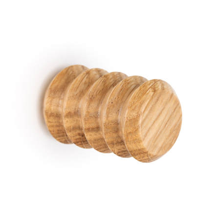 Scandinave - Pulse - Agatatoare cuier, finisaj stejar, 28x45 mm