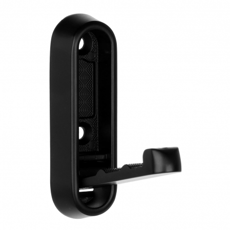 Industiale - Riex XV45 - Agatatoare cuier, finisaj negru mat, 74x24x12 mm