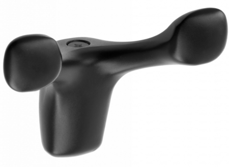 Industiale - Toledo - Agatatoare cuier, finisaj negru mat GT, 58.5X79X38 mm