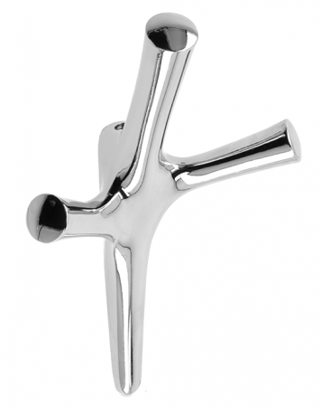 Luxury & Glam - Walencia - Agatatoare cuier, finisaj crom lucios GT, 164x107x58 mm