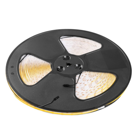 Bandă LED - Bandă LED COB Gel Free GTV pentru mobilier, lumină neutră, 480 LED/m, 660 lm/m, 12V, IP20, 50 m