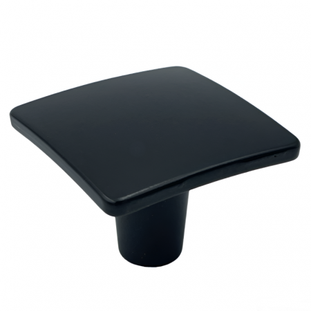 Industriali - Adan - Buton pentru mobila, finisaj negru grafit, 32x32 mm