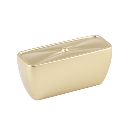 Moderni - Alan - Buton pentru mobila, finisaj alama satin CB, 32 mm