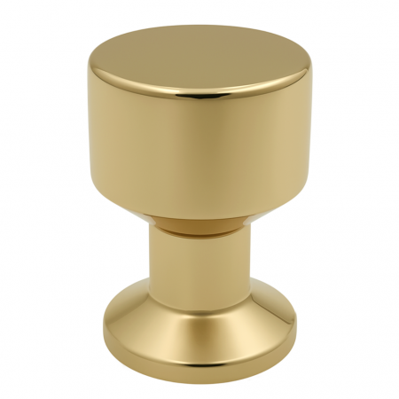 Luxury & Glam - Alaz - Buton pentru mobila, finisaj aur lacuit CB, Ø:22 mm