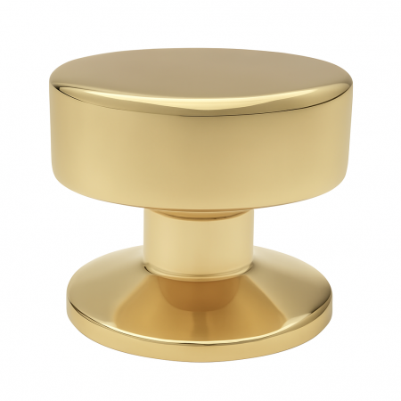 Luxury & Glam - Alaz - Buton pentru mobila, finisaj aur lacuit CB, Ø:35 mm