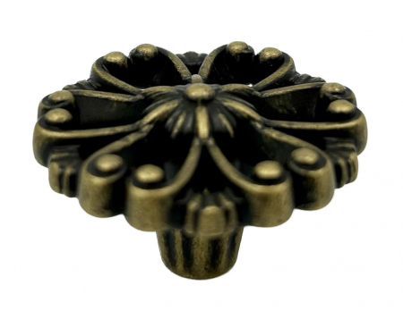 Rustici - Alia - Buton pentru mobila, finisaj alama antichizata CB, 25 mm