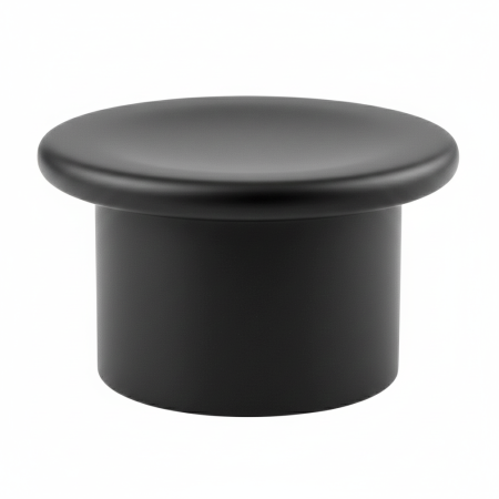 Industriali - Aspen - Buton pentru mobila, finisaj negru cobalt, D:48 mm