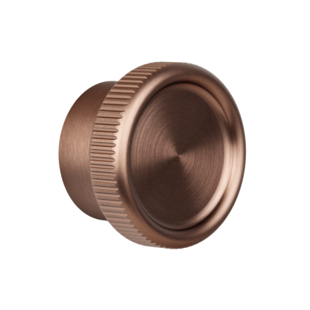 Butoni mobilă - Boto - Buton pentru mobila, finisaj bronz periat, D:45 mm