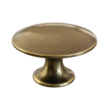 Rustici - Britt - Buton pentru mobila, finisaj alama antichizata, D:30 mm