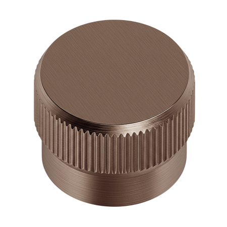 Moderni - Brooklyn Big - Buton pentru mobila, finisaj bronz periat, D:40 mm