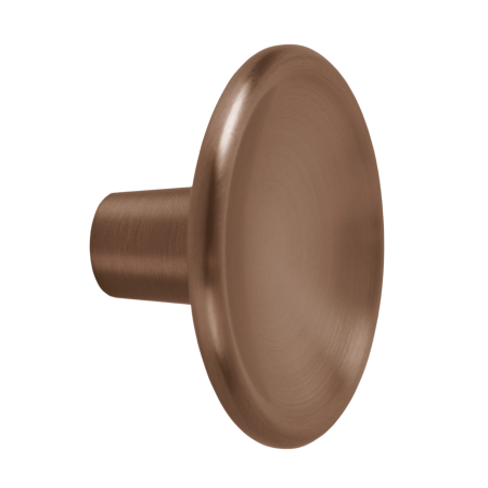 FERONERIE ȘI ACCESORII MOBILĂ - Buton pentru mobila Disc Zamak, finisaj bronz periat, D:38 mm