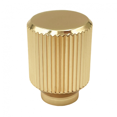 Luxury & Glam - Erol - Buton pentru mobila, finisaj aur lacuit CB, Ø:22 mm