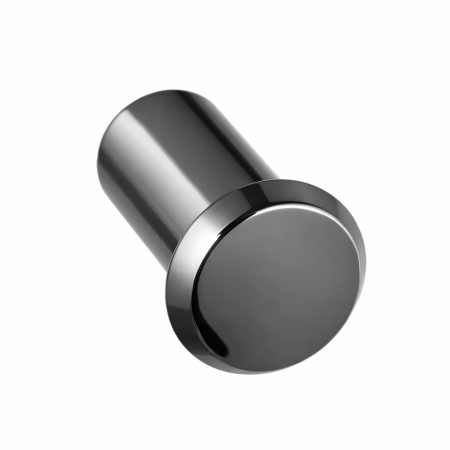 Moderni - Fase - Buton pentru mobila, finisaj negru titan lustruit, D:23 mm