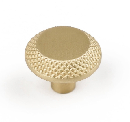 Moderni - Nola - Buton pentru mobila, finisaj alama mata CB, Ø:30 mm