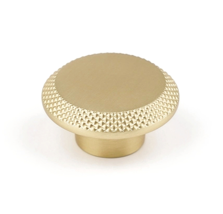 Moderni - Nola - Buton pentru mobila, finisaj alama mata CB, Ø:45 mm