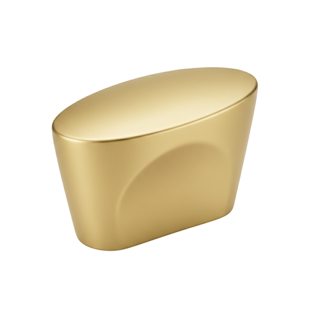 Butoni mobila - Odin - Buton pentru mobila, finisaj alama satin, 33x16 mm