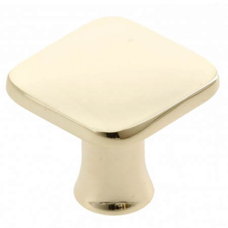 Luxury & Glam - Piazza - Buton pentru mobila, finisaj auriu lucios GT, 30x30 mm
