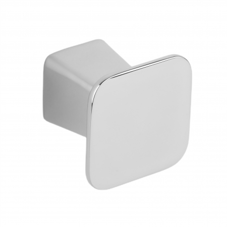 Luxury & Glam - Prism - Buton pentru mobila, finisaj nichel lucios, 32x28 mm