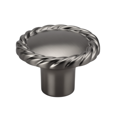 Industriali - Rope - Buton pentru mobila, finisaj nichel cositor periat, D:30 mm